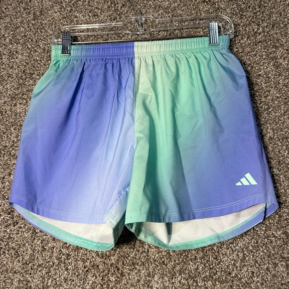 NWOT adidas Girls' Big Aeroready Ombré Shorts Size XL - Picture 2 of 6